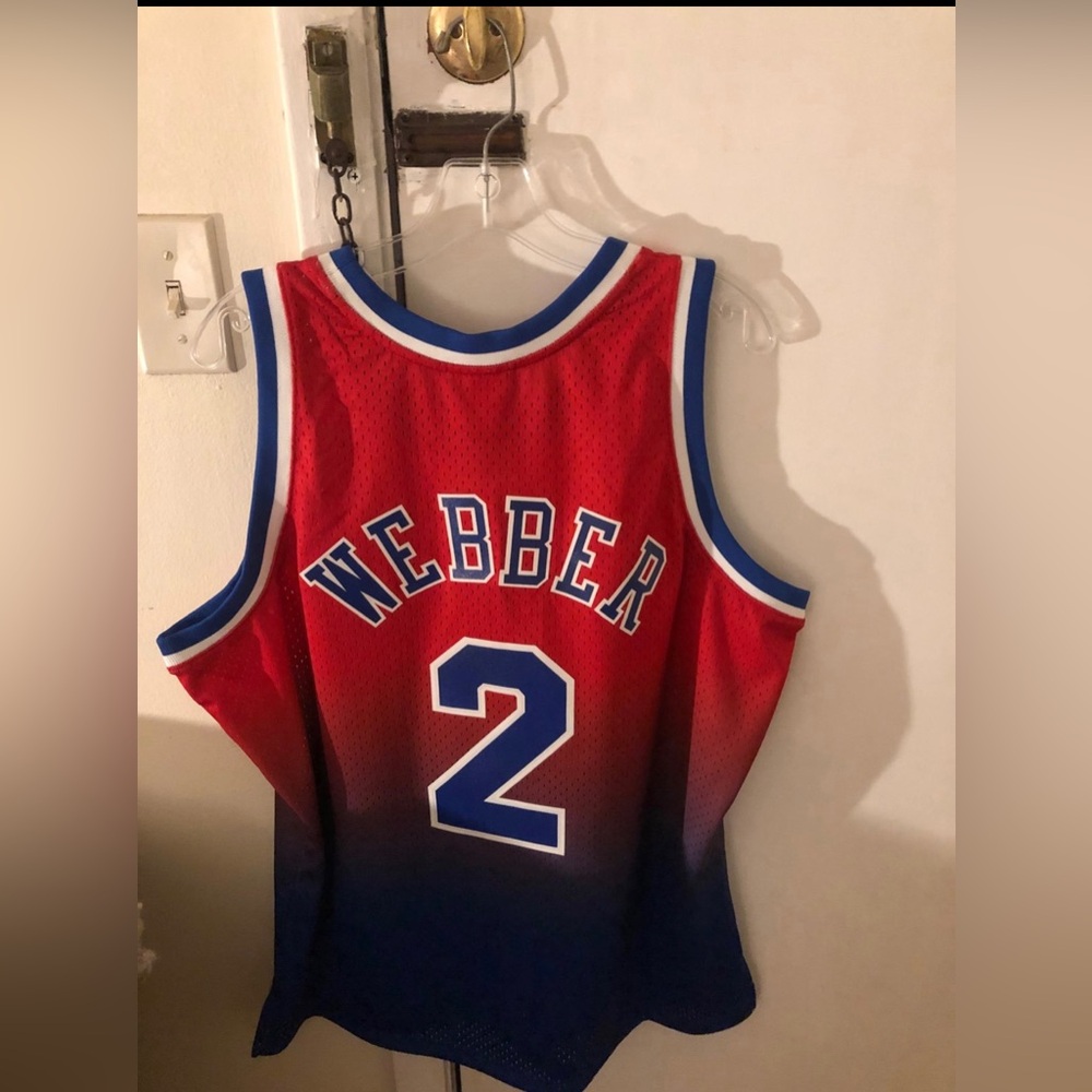 Chris Webber Washington Bullets Mitchell & Ness men’s NBA jersey XL